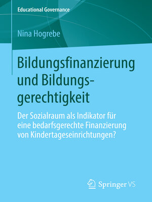 cover image of Bildungsfinanzierung und Bildungsgerechtigkeit